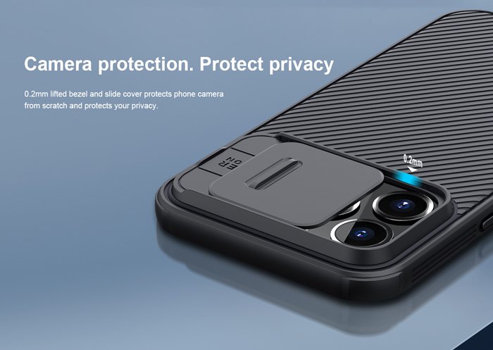 NILLKIN θήκη CamShield Pro για Apple iPhone 13 Pro, μαύρη 3058 - Image 2