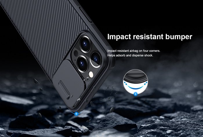NILLKIN θήκη CamShield Pro για Apple iPhone 13 Pro, μαύρη 3058 - Image 3