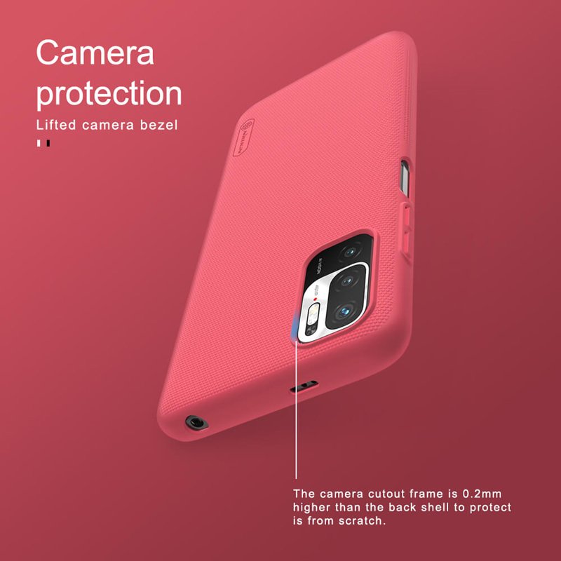 NILLKIN θήκη Super Frosted Shield για Xiaomi Note 11 5G/M4 Pro 5G, μαύρη 3523 - Image 3