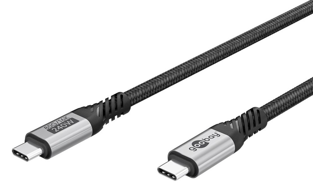 kalodio USB-C, USB4, 240W, 80Gbps, 16K/60Hz, 1.5m, mayro 240 watt