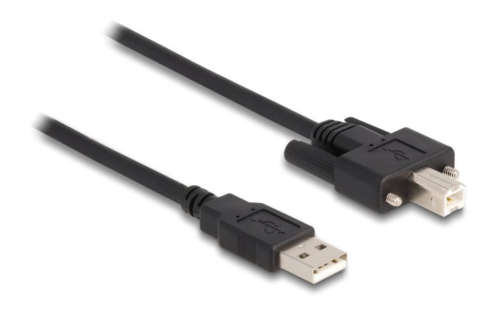 DELOCK καλώδιο USB σε USB Type B , 3m, μαύρο 3435