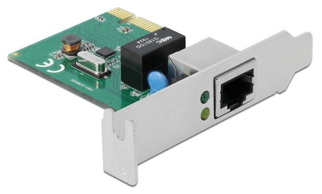 DELOCK κάρτα επέκτασης PCI Express σε RJ45 , 1000Mbps, low profile 3031