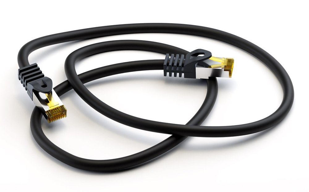 kalodio diktyoy, CAT 7 S/FTP, 500MHz, CU, 2m, mayro 7204 2m