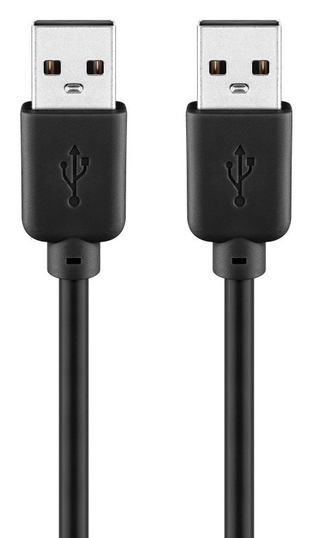 GOOBAY καλώδιο USB 2.0 Type A , copper, 3m, μαύρο 2192