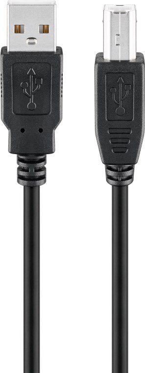 GOOBAY καλώδιο USB 2.0 σε USB Type B , 3m, μαύρο 2193