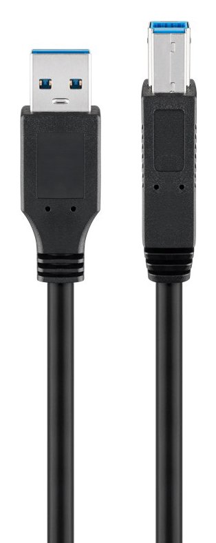 GOOBAY καλώδιο USB 3.0 SuperSpeed σε USB Type B , 3m, μαύρο 2451