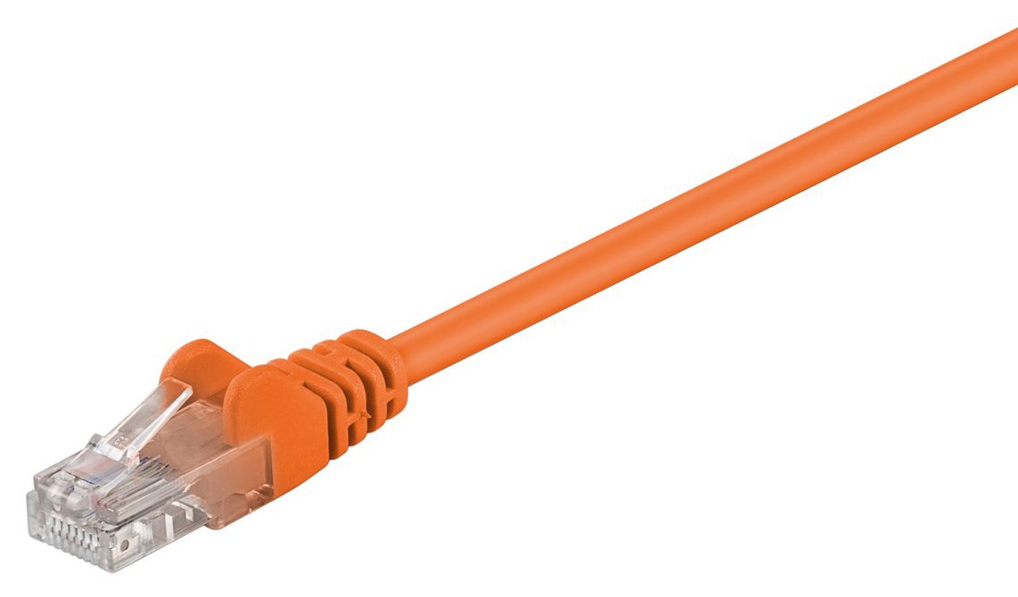 GOOBAY καλώδιο δικτύου , CAT 5e U/UTP, CCA, PVC, 1.5m, πορτοκαλί 2287
