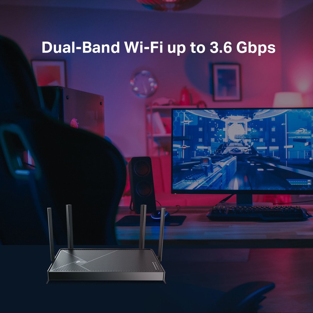 router Archer BE230, WiFi 7, 3600Mbps BE3600, Dual Band, V2.0 Router 3