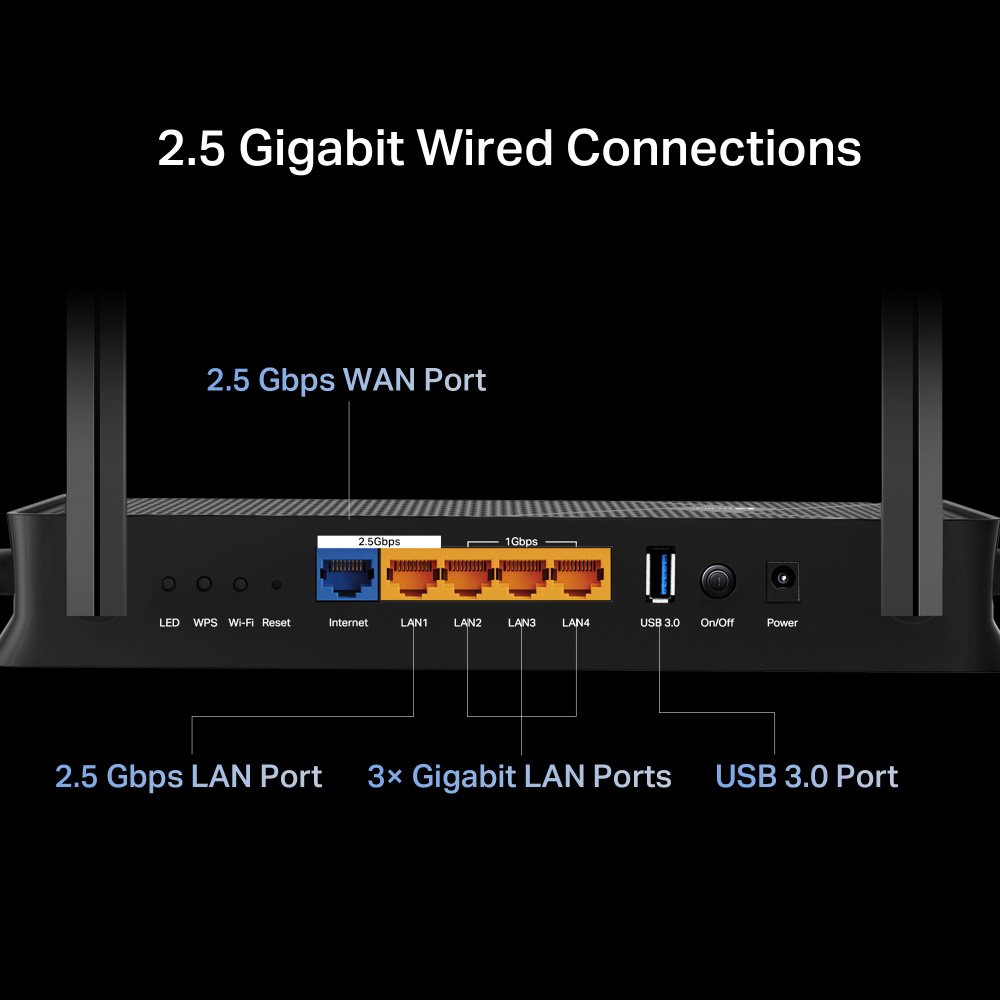 router Archer BE230, WiFi 7, 3600Mbps BE3600, Dual Band, V2.0 Router 4