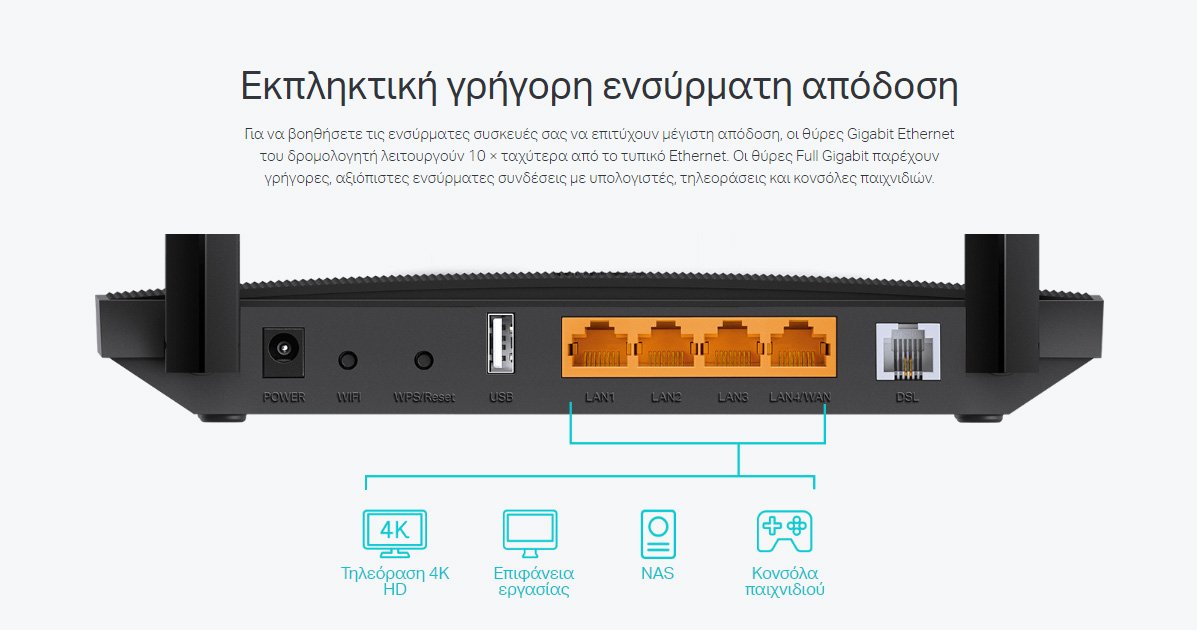 Modem/Router rcher VR400, VDSL/DSL, 1200Mbps C1200, Ver. 3.0 2323 Modem Router 9
