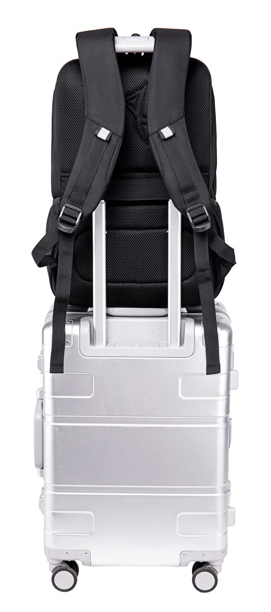 ARCTIC HUNTER τσάντα πλάτης B00111 με θήκη laptop 15.6", 20L, μαύρη - Image 6