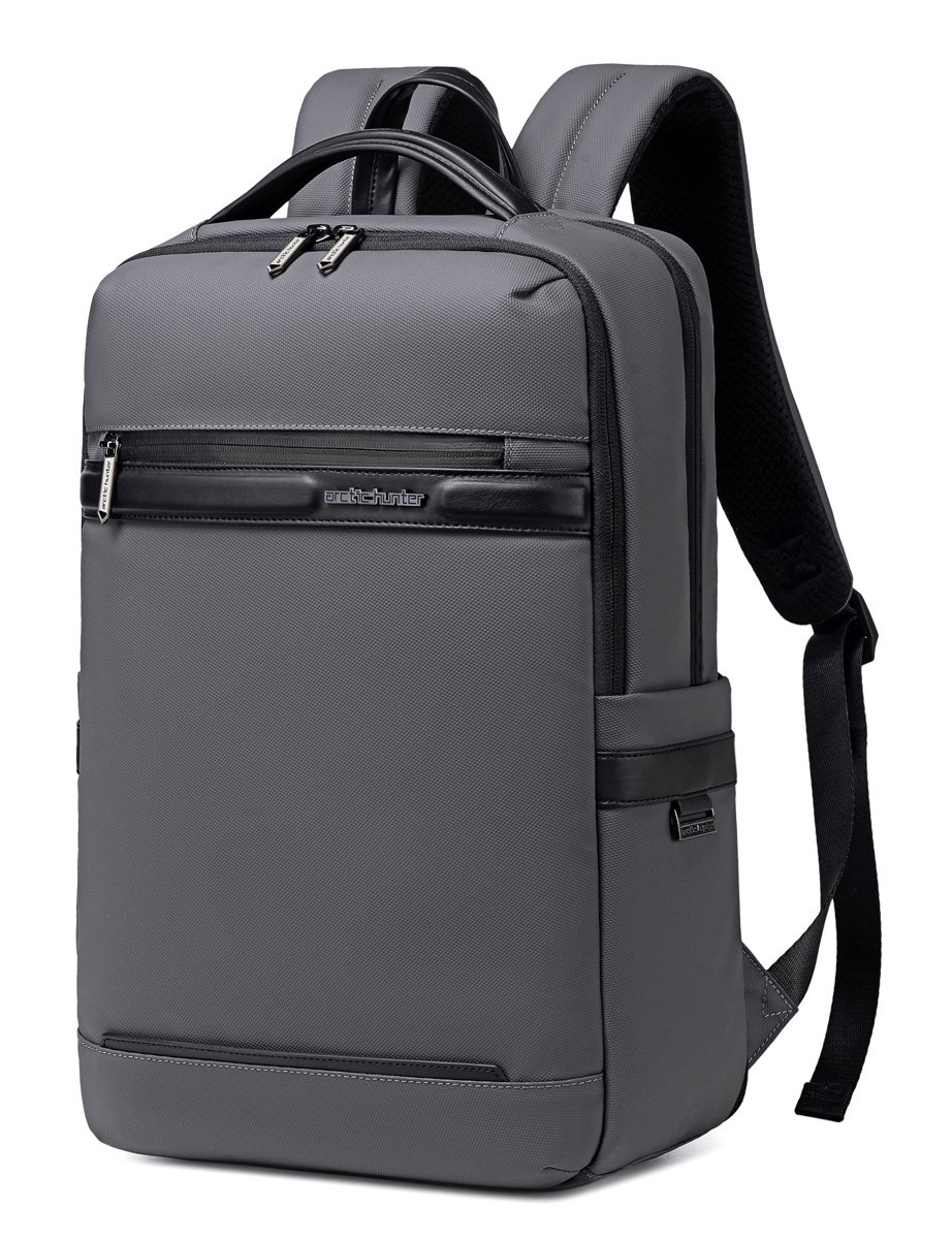 ARCTIC HUNTER τσάντα πλάτης B00872 με θήκη laptop 15.6", 14.5L, γκρι