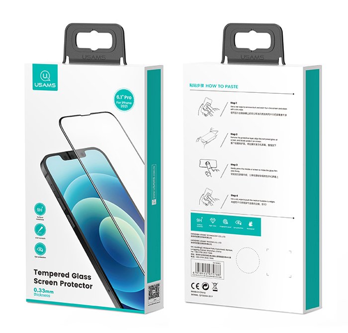 USAMS tempered glass για iPhone 13 mini US-, 0.33mm 3174 - Image 3