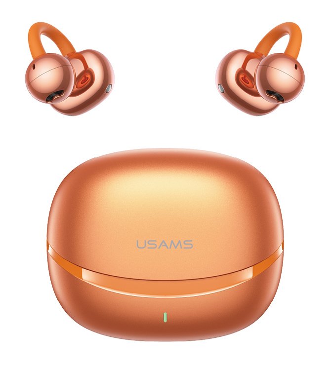 earphones me thiki fortisis Echo R03, OWS, F11mm, 40/300mAh, portokali Bluetooth