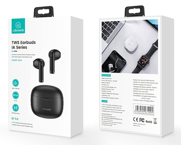 earphones IA04 me thiki fortisis, True Wireless, F13mm, mayra 2739 Bluetooth