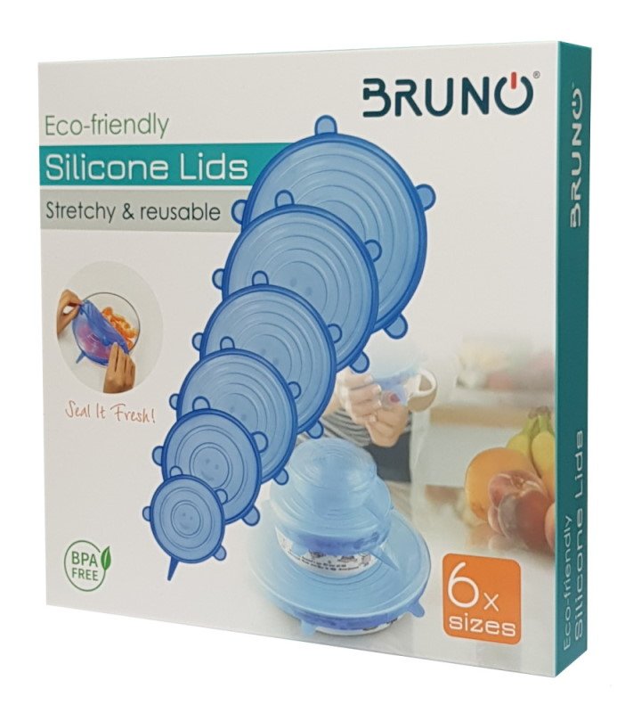 set silikonoychon kapakion gia docheia trofimon, 6tmch, mple Diafora 4