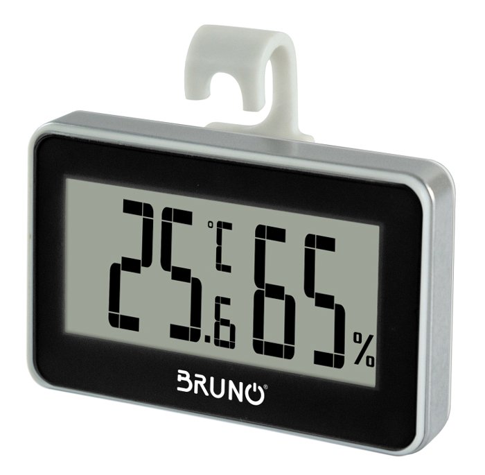 BRUNO ψηφιακό θερμόμετρο & υγρασιόμετρο , °C & °F, λευκό 3584