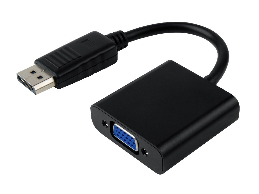 POWERTECH αντάπτορας DisplayPort σε VGA , 0.20m, μαύρος 857