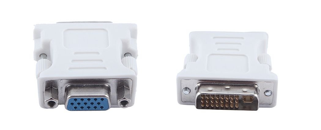 POWERTECH αντάπτορας VGA σε DVI-I 24+5 , λευκός 721