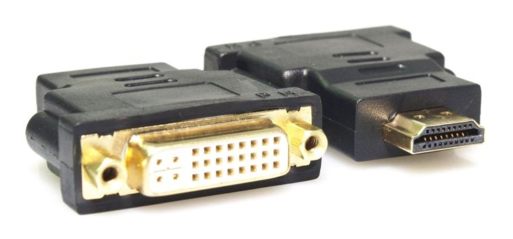 POWERTECH αντάπτορας HDMI σε DVI-I , Dual Link, μαύρος 649