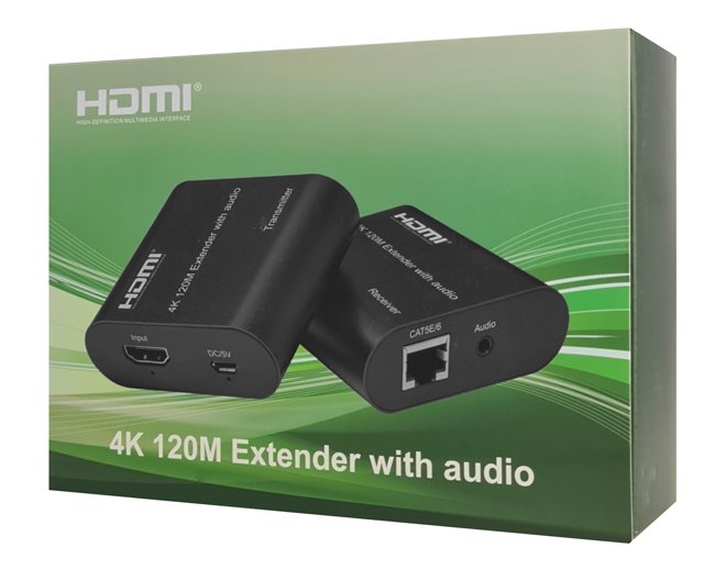HDMI video extender meso kalodioy RJ45, 4K, 120m 962 Extender 2