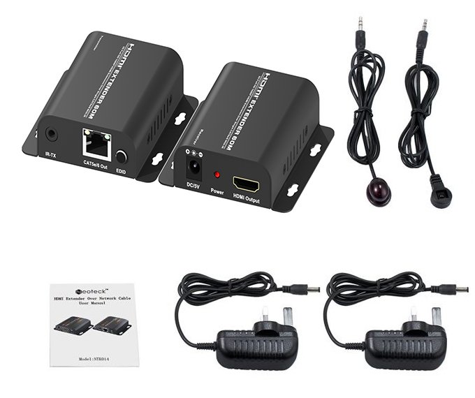 HDMI video extender meso kalodioy RJ45, 1080p, 60m 1409 Extender 3