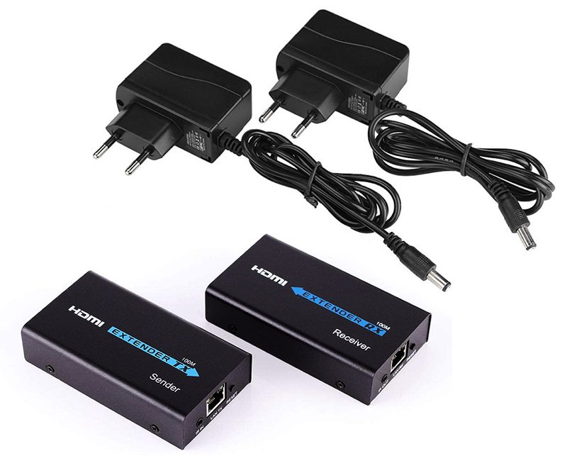 HDMI video extender meso kalodioy RJ45, 1080p, 60m 1410 Extender 2