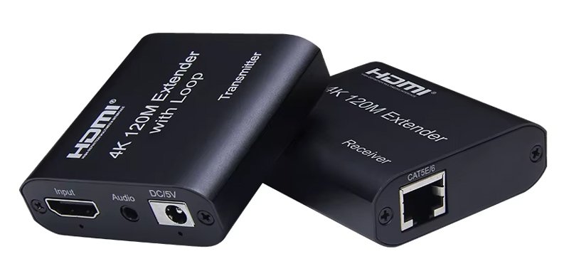 HDMI video extender meso kalodioy RJ45, 4K/30Hz, me loop, eos 120m Extender 1