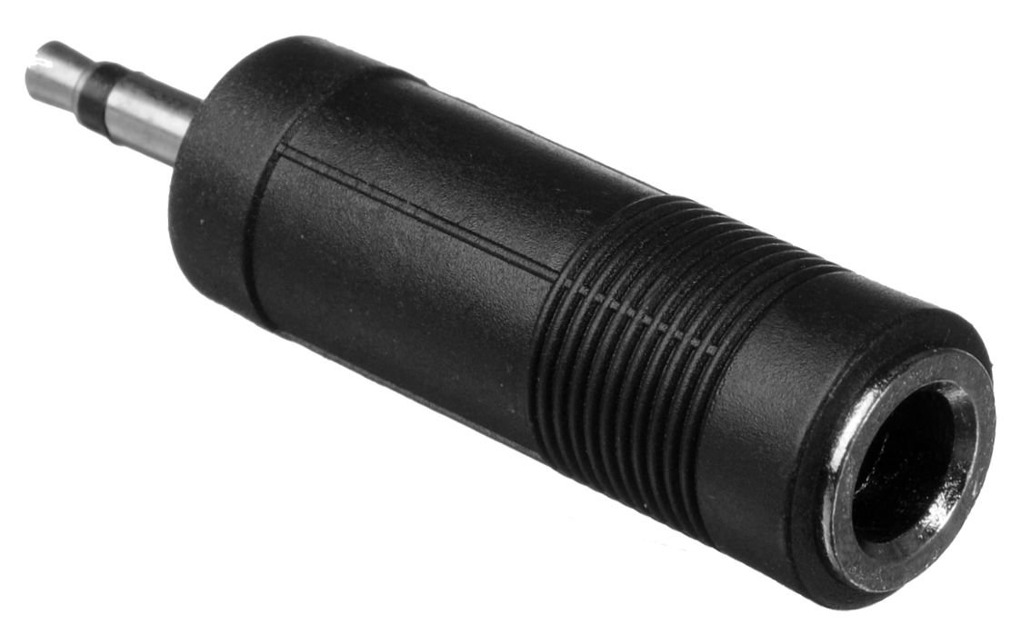 POWERTECH αντάπτορας mono 3.5mm σε 6.35mm , μαύρος, 5τμχ 623