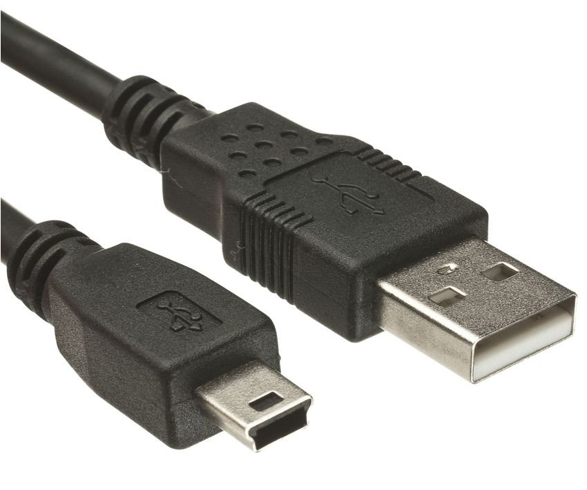 POWERTECH Καλώδιο USB 2.0 σε USB Mini , copper, 1.5m, μαύρο 469