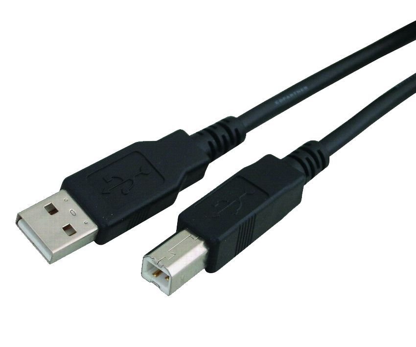 POWERTECH καλώδιο USB σε USB Type Β , copper, 3m, μαύρο 578