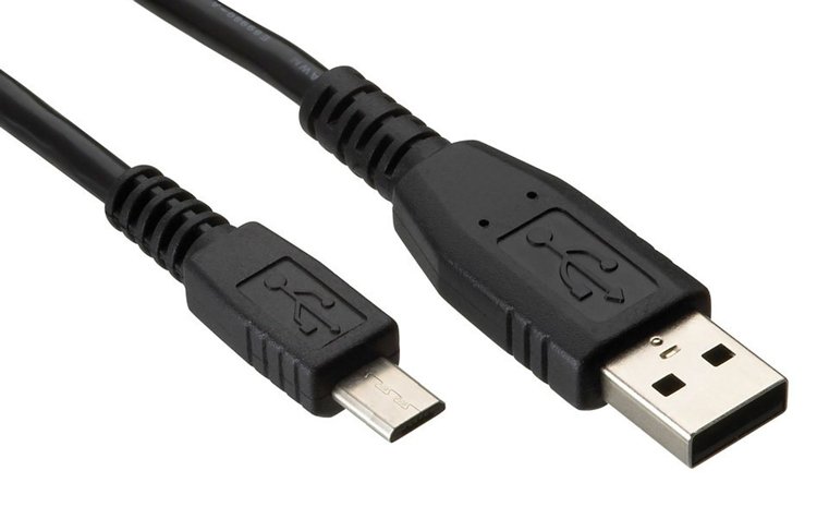 POWERTECH καλώδιο USB σε Micro USB , 8mm tip, 1.5m, μαύρο 1735