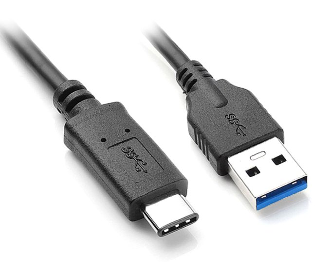 POWERTECH καλώδιο USB 3.0 σε USB-C , 2m, μαύρο 560