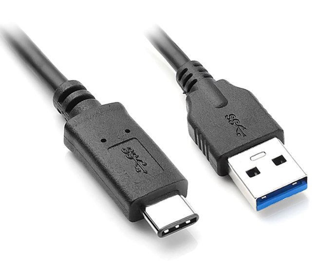 POWERTECH καλώδιο USB 3.0 σε USB-C , 1m, μαύρο 820
