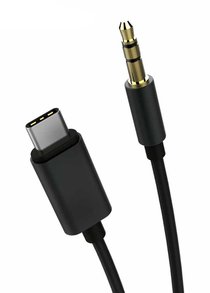 POWERTECH καλώδιο USB-C σε 3.5mm , 1m, μαύρο 821
