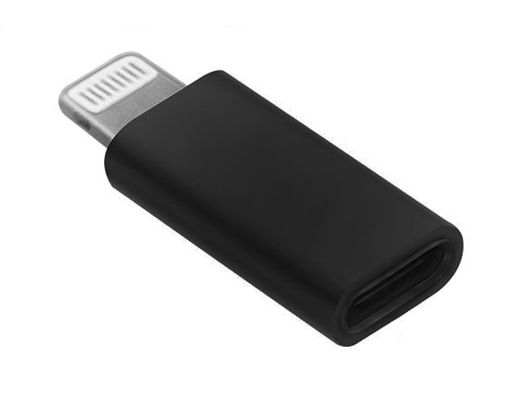 POWERTECH αντάπτορας Lightning σε USB-C θηλυκό , μαύρος 960