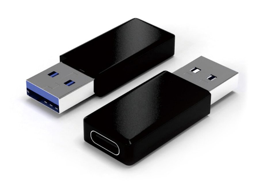 POWERTECH αντάπτορας USB 3.0 σε USB-C , 5Gbps, μαύρος 959