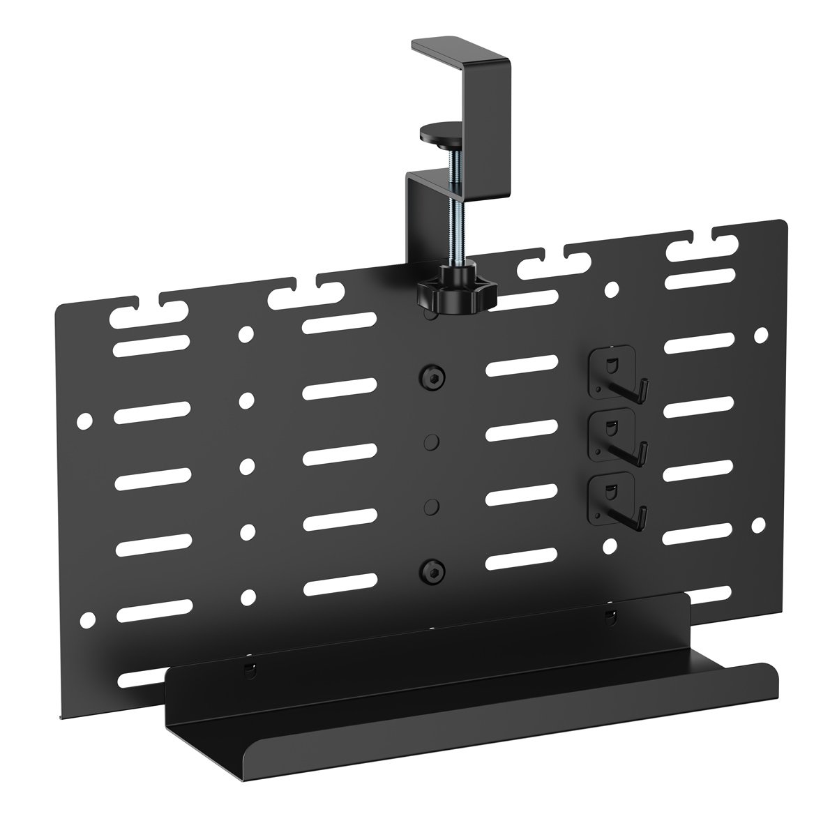 cable management grafeioy, metalliko, 384x63x307mm, mayro Cable Management 1