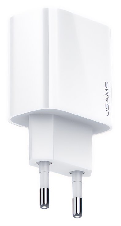 USAMS φορτιστής τοίχου US-, 1x type-C, PD3.0 20W 3A, λευκός 1968