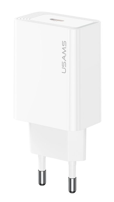 USAMS φορτιστής τοίχου CC325, USB-C, 20W, λευκός