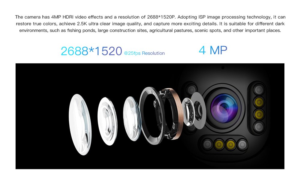 VSTARCAM smart κάμερα CS611Q-UV, 4MP, Wi-Fi, PTZ, SD - Image 9