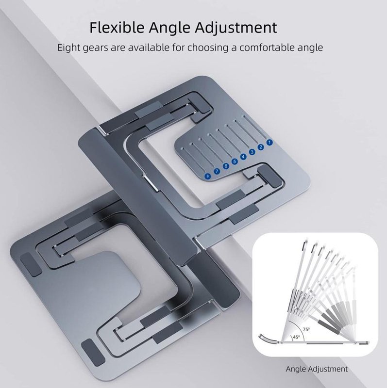 CABLETIME μεταλλική βάση tablet , 7-12.9", ρυθμιζόμενη, γκρι 3466 - Image 3