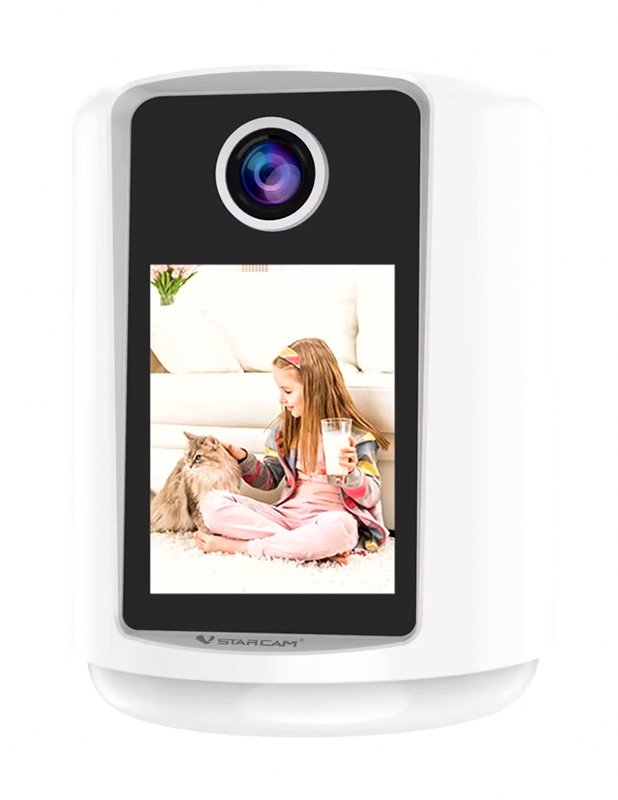 VSTARCAM smart κάμερα  με οθόνη, 3MP, WiFi, 2000mAh, SD 7265