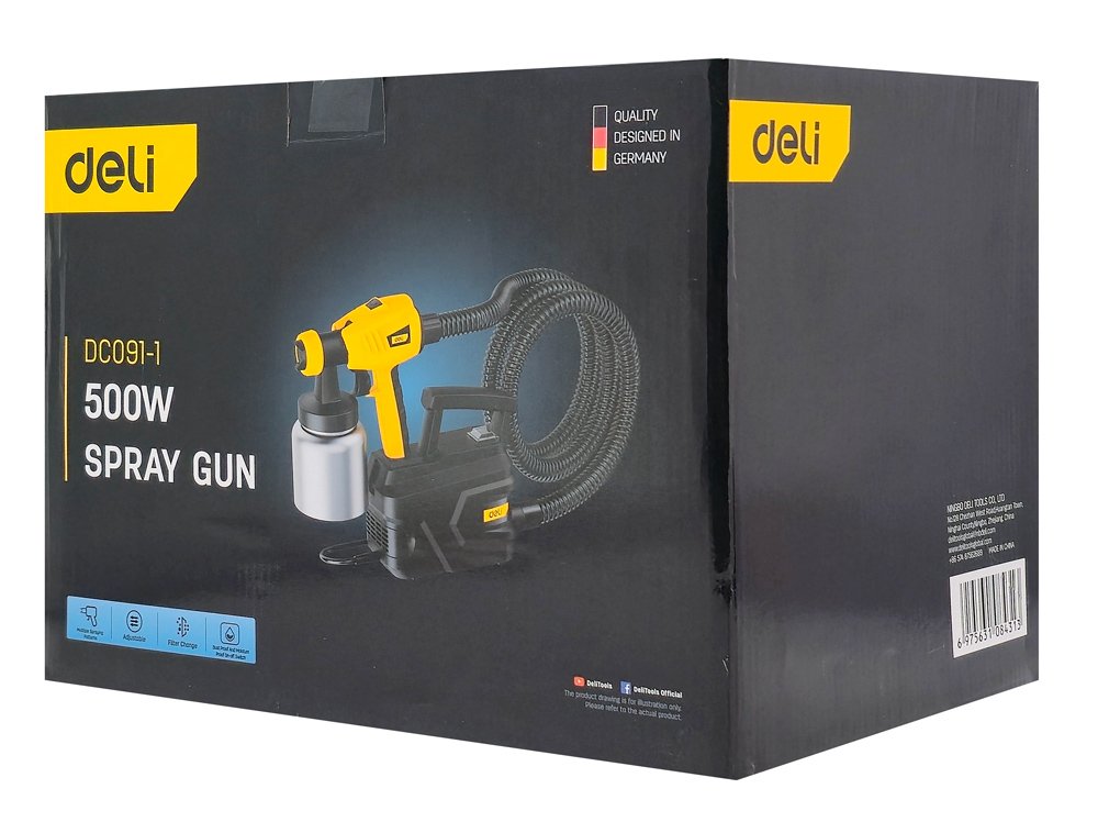 ilektriko pistoli vafis me docheio 800ml, 500W Diafora 5