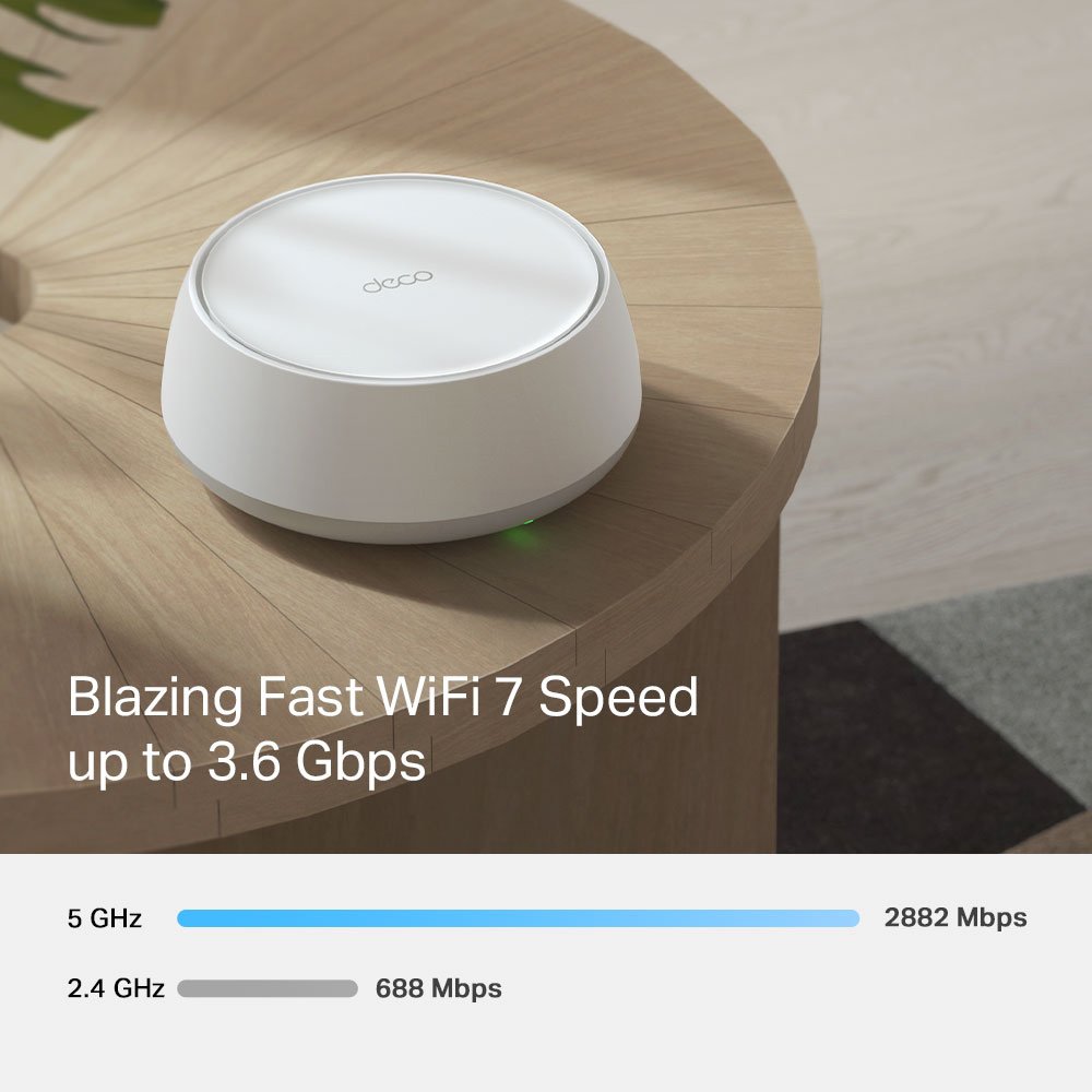 Home Mesh WiFi 7 System Deco BE25, 3600Mbps VE3600, V1.0 Mesh 4