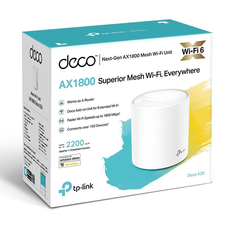 access point eco X20, mesh WiFi 6, AX1800, ual Band, Ver. 2.0 3289 Mesh 5