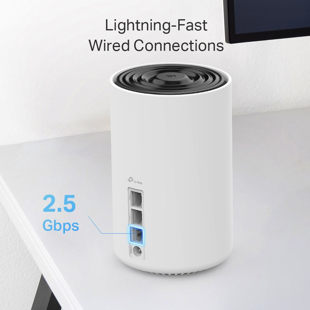Home Mesh WiFi 6E System Deco XE75 Pro, 5400Mbps AXE5400, Tri-Band, V3.0 Mesh 9