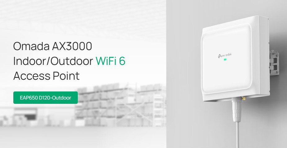 access point EAP650 D120-Outdoor, WiFi 6, 3000Mbps AX3000, Mesh, V1.0 indoor & outdoor 2