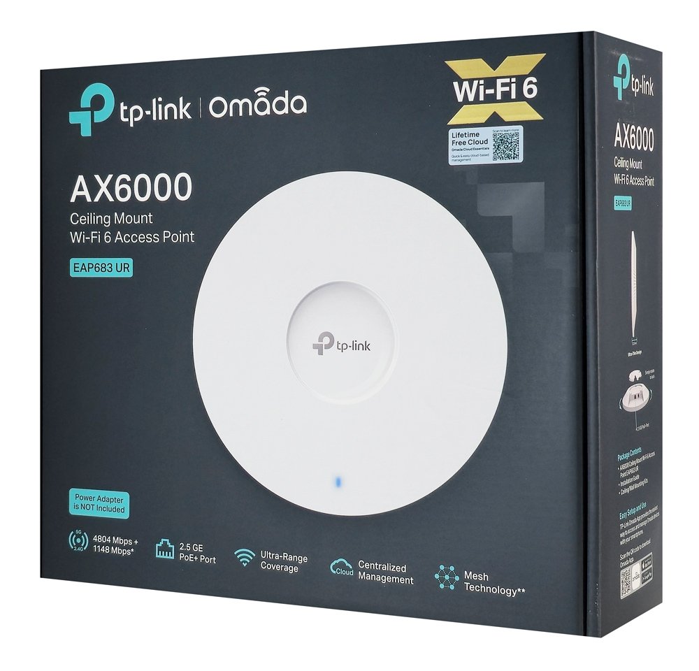 access point EAP683 UR, orofis, WiFi 6, 6000Mbps AX6000, Mesh, V1.0 Mesh 4