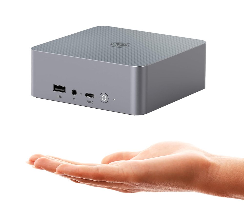 mini PC EQR6, AMD Ryzen 5 6600H, 24GB, 500GB M.2, Windows 11 Pro Mini PC 2